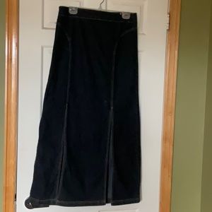 Long jeans skirt